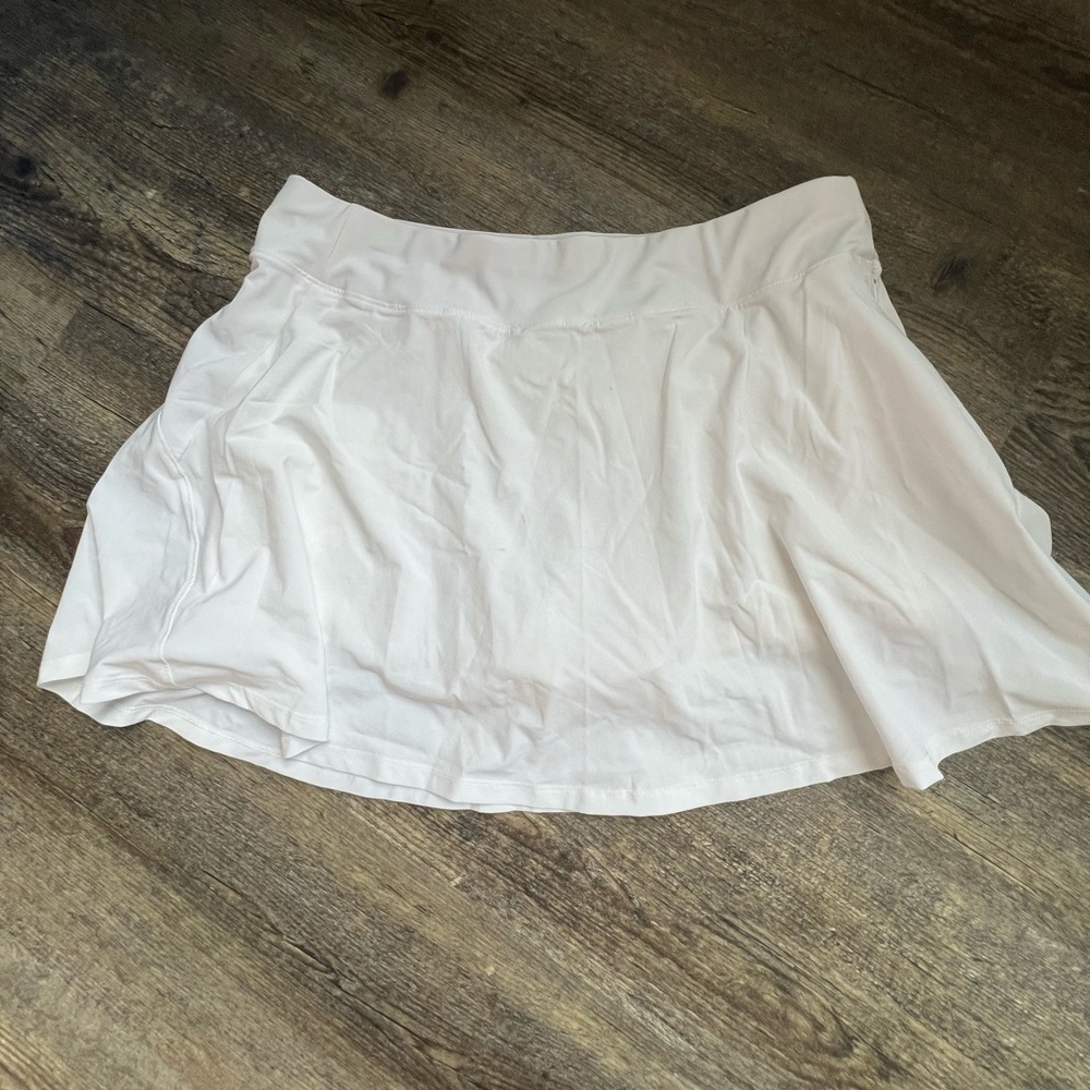 ALL IN MOTION ATHLETIC SKORT WHITE SIZE XL